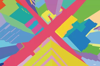 Intersection III by Yoni Alter canvas print