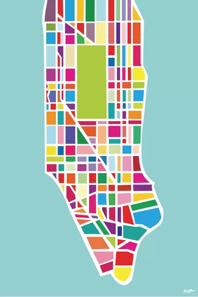 Kids Map Art: Island by Yoni Alter