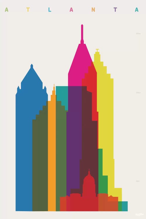 Atlanta by Yoni Alter wall art