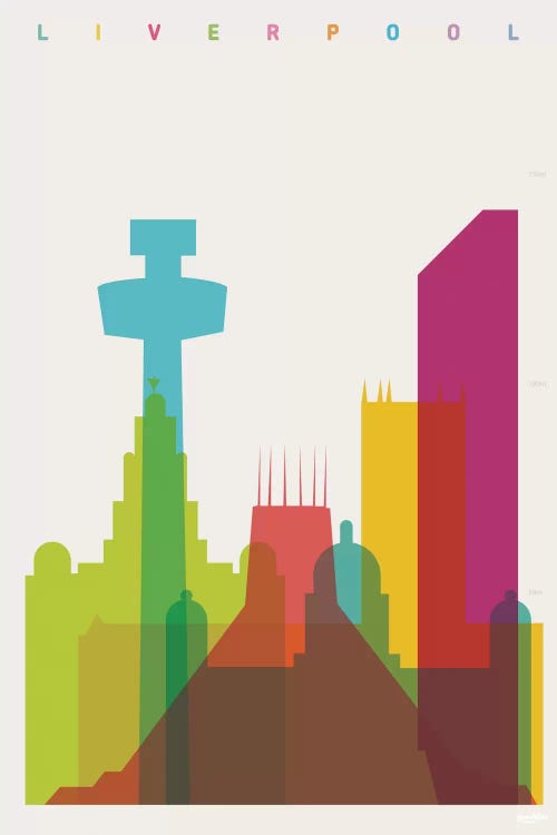 Liverpool by Yoni Alter wall art