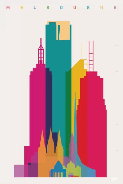 Melbourne by Yoni Alter framed wall art