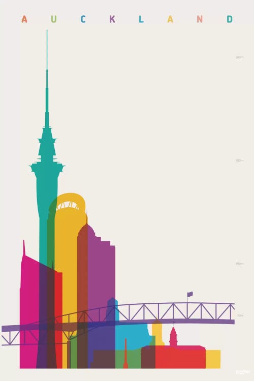Auckland by Yoni Alter wall art