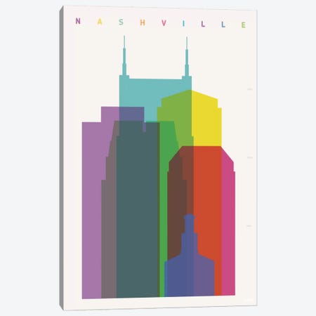 Nashville Canvas Print #YAL54} by Yoni Alter Canvas Print
