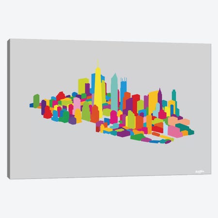 New WTC Iso Canvas Print #YAL55} by Yoni Alter Canvas Art Print