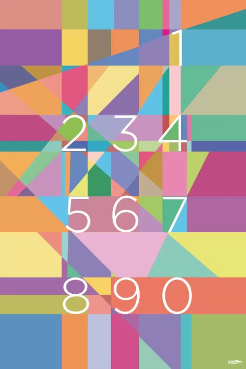 Numbers by Yoni Alter wall art