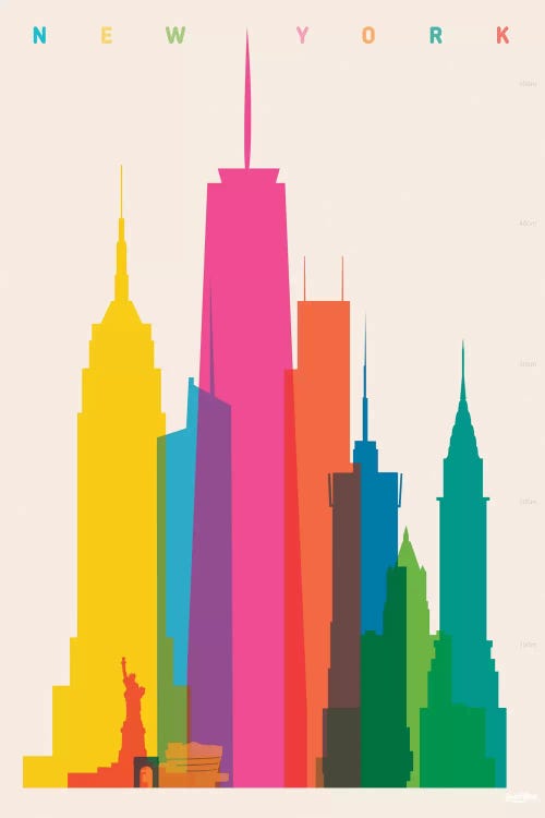 New York City by Yoni Alter wall art