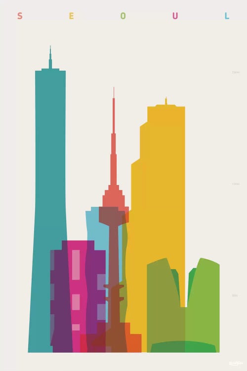 Seoul by Yoni Alter wall art
