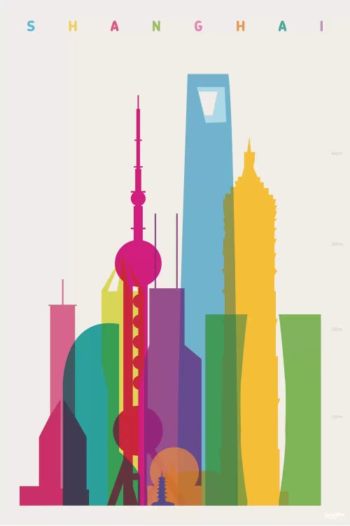 Shanghai by Yoni Alter wall art