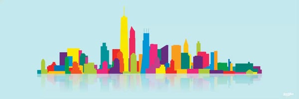 New York City Skylines: Skyline WTC by Yoni Alter