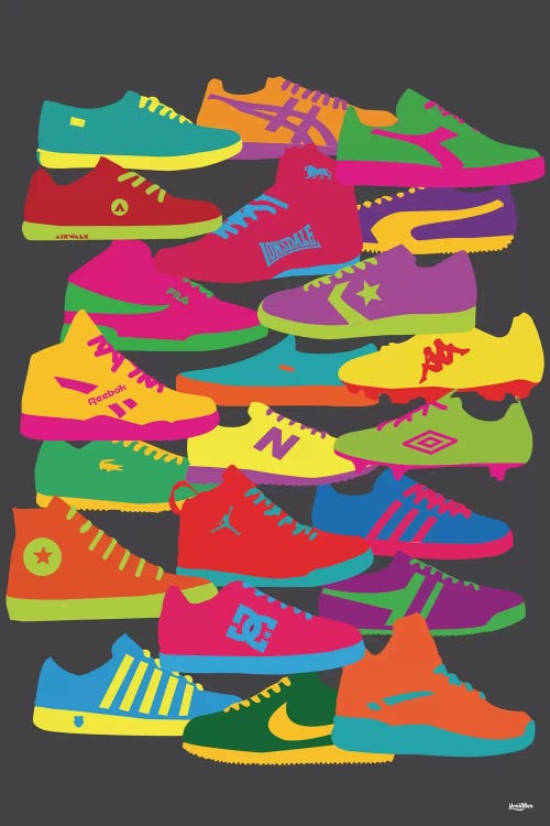 Sneakers by Yoni Alter wall art