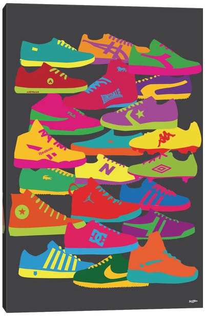 Sneakers Canvas Art Print - Sports Fanatics