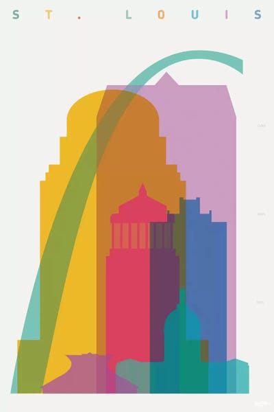 St. Louis Skylines: St. Louis by Yoni Alter