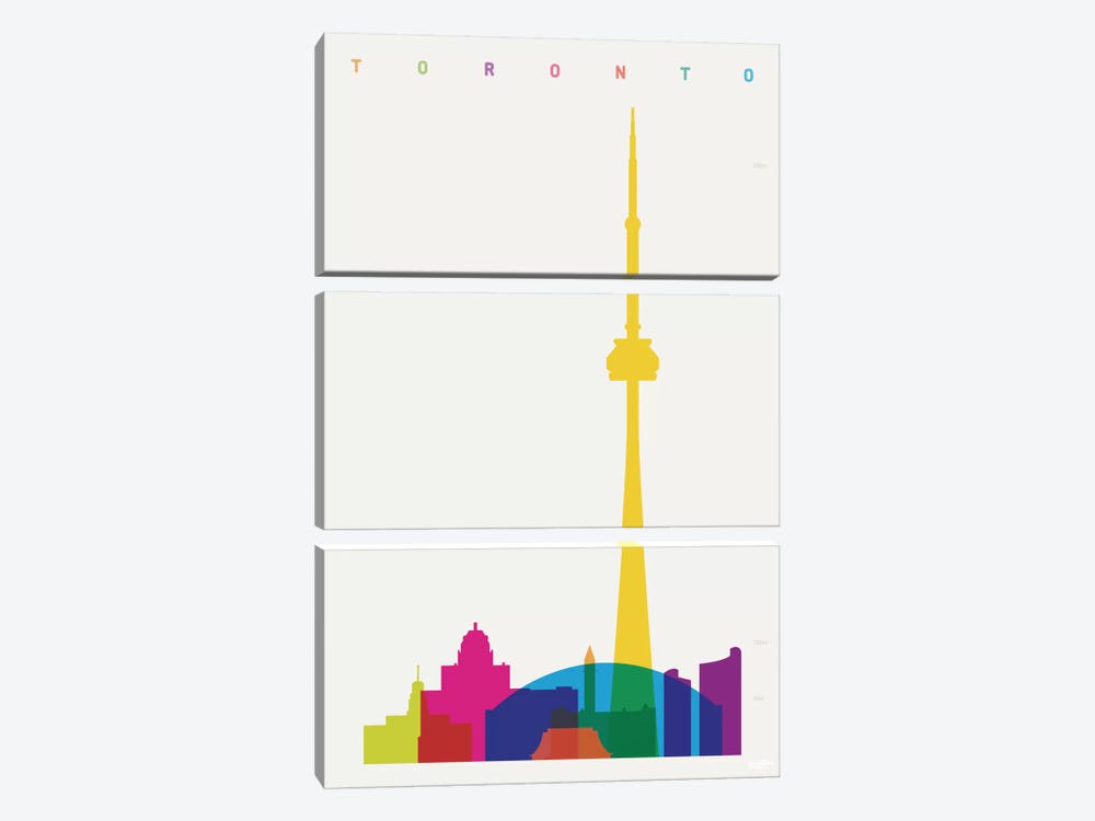Toronto by Yoni Alter 3-piece Canvas Wall Art