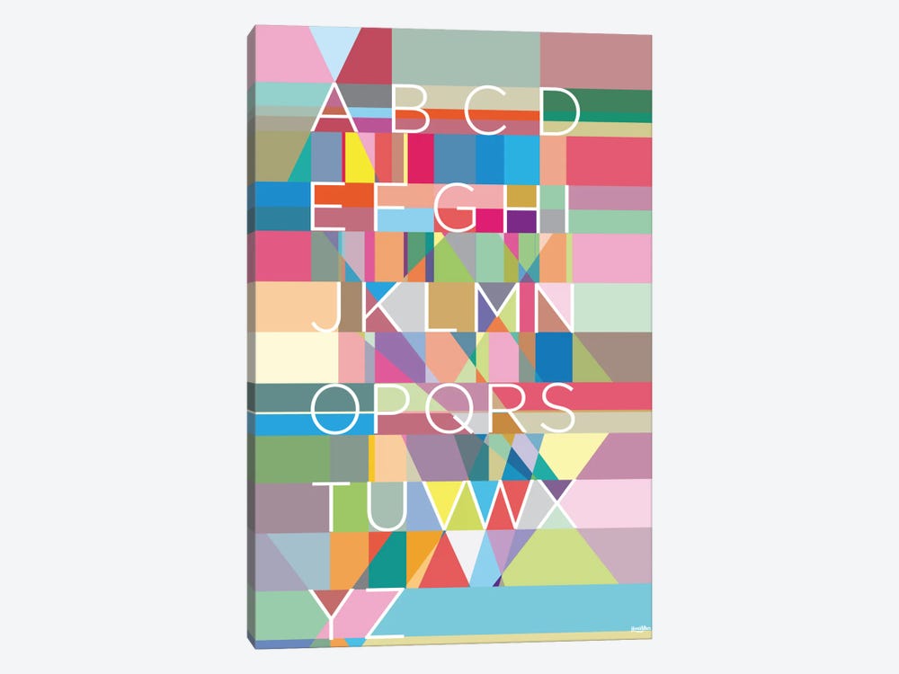 Type by Yoni Alter 1-piece Canvas Artwork