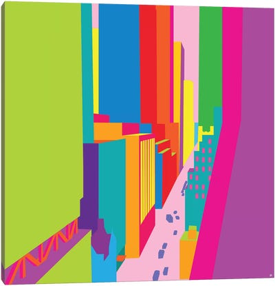 53rd And Madison Canvas Art Print - Yoni Alter