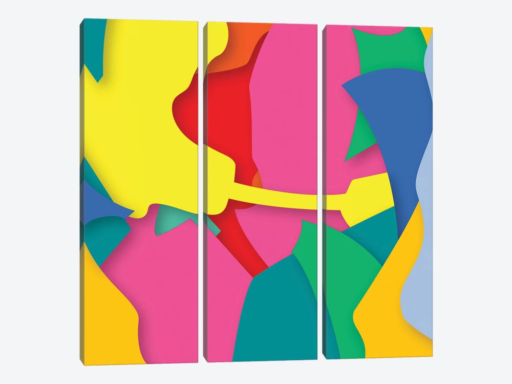Abstract II by Yoni Alter 3-piece Canvas Art