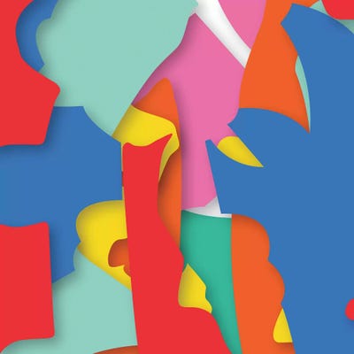 Abstract V by Yoni Alter acrylic art print