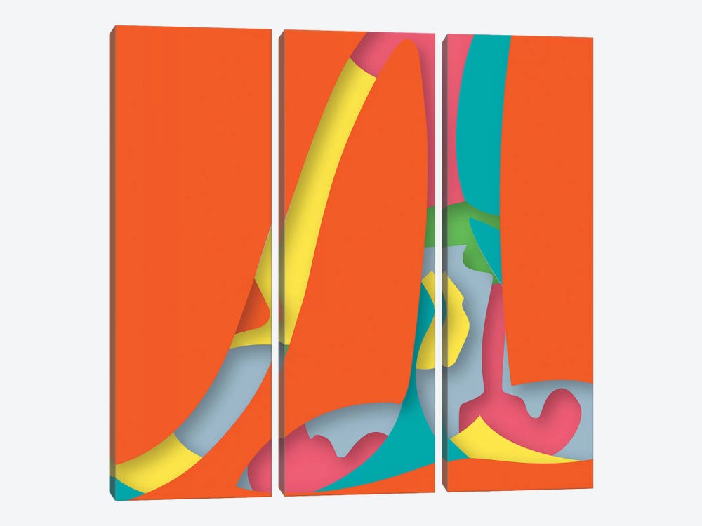 Abstract VI by Yoni Alter 3-piece Canvas Artwork
