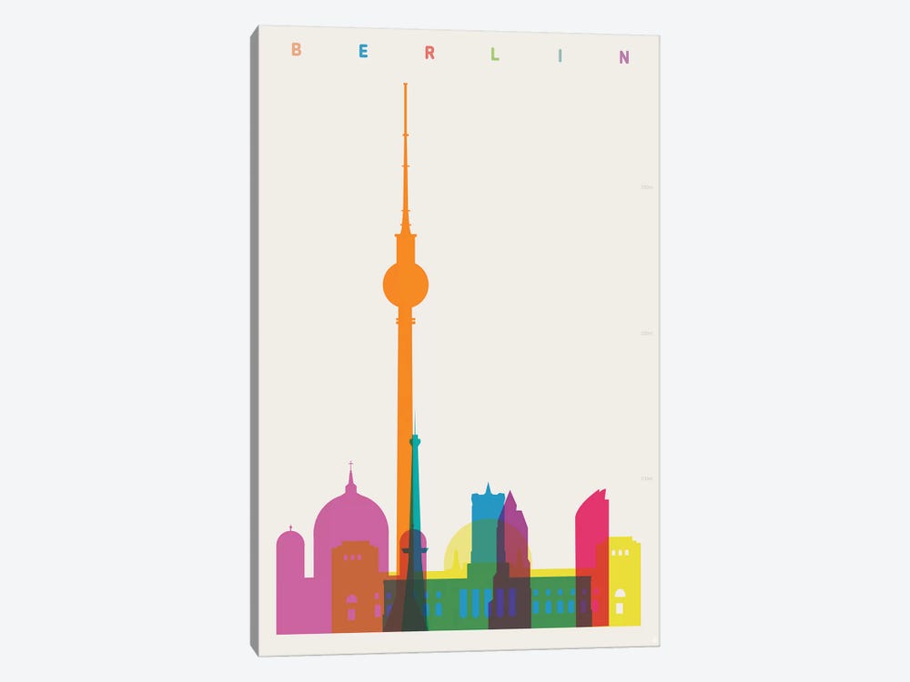 Berlin by Yoni Alter 1-piece Canvas Art