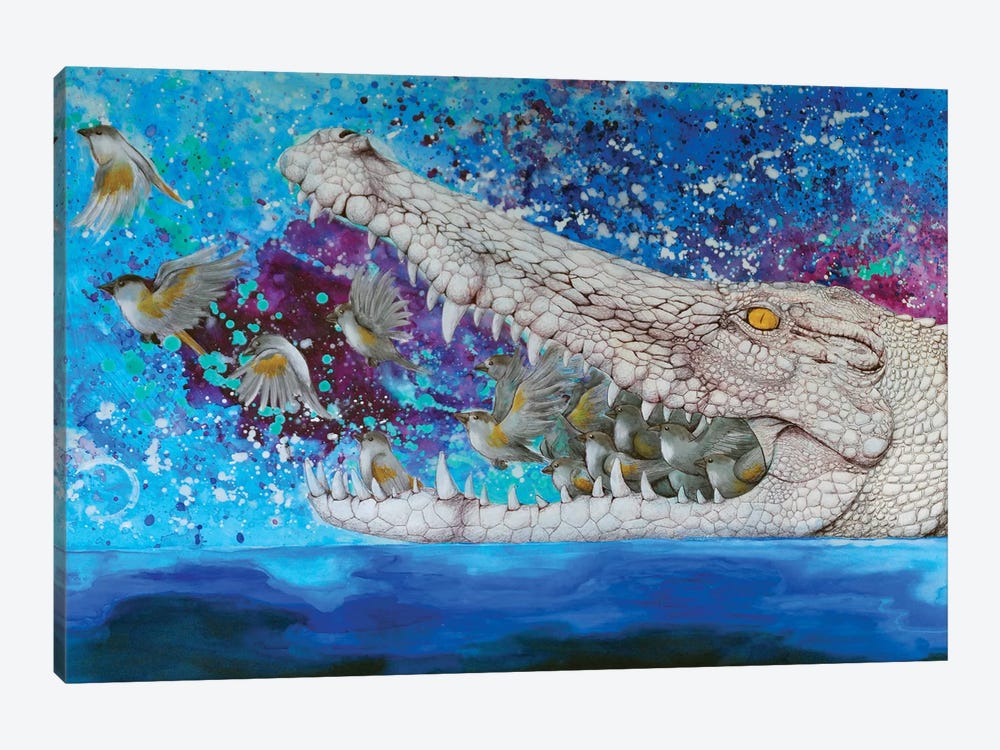 Crocodile Dream by Yanin Ruibal 1-piece Canvas Print