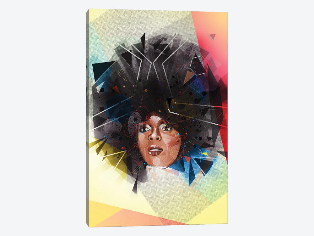Diana Ross by Yo Az 1-piece Canvas Artwork