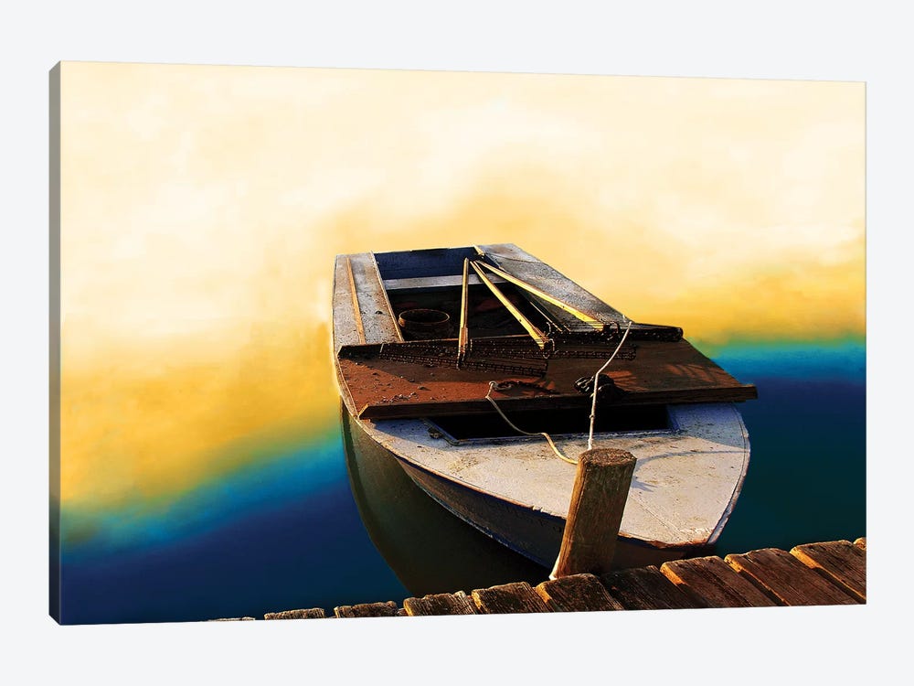 Boat II by Ynon Mabat 1-piece Canvas Art