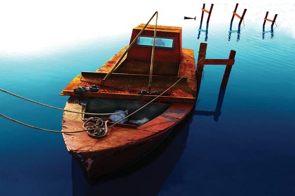 Ynon Mabat: Boat III by Ynon Mabat