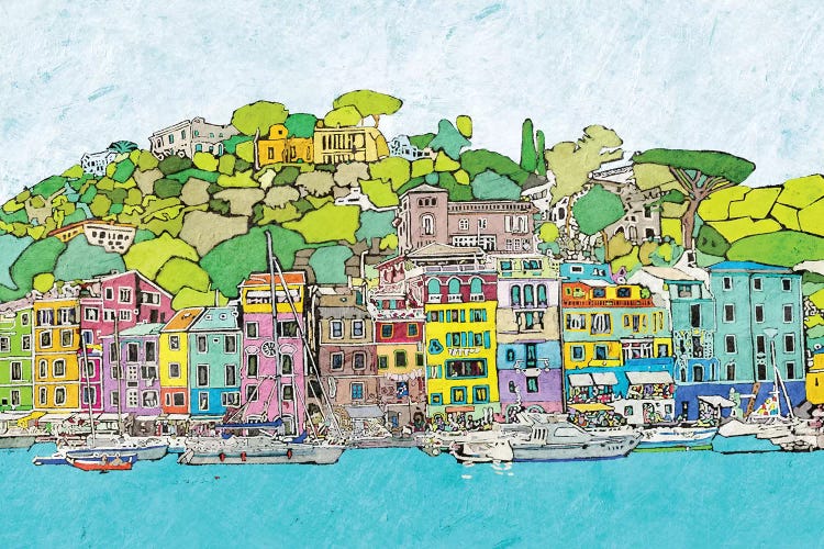 Coastal City by Ynon Mabat wall art