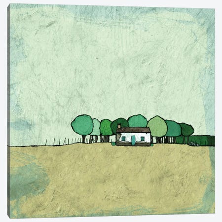 Farmhouse On The Edge Canvas Print #YBM26} by Ynon Mabat Canvas Print