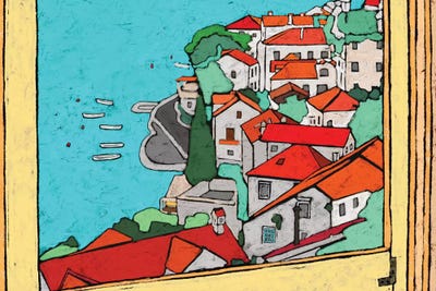 Along The Coast by Ynon Mabat framed wall art