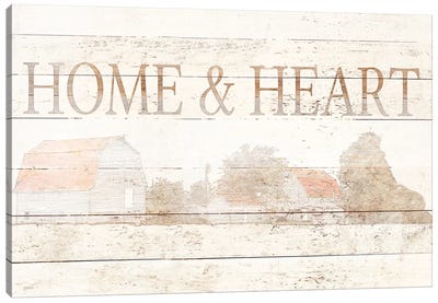 Home And Heart Canvas Art Print