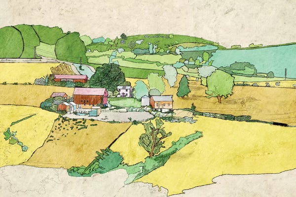 Ynon Mabat: Large Farm by Ynon Mabat