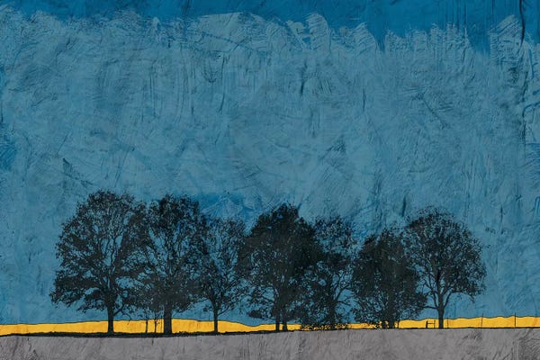 Abstract Landscapes: Midnight VIew by Ynon Mabat