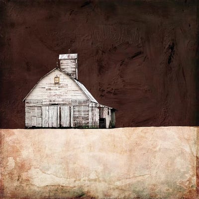 Neutral Brown Farm by Ynon Mabat framed wall art