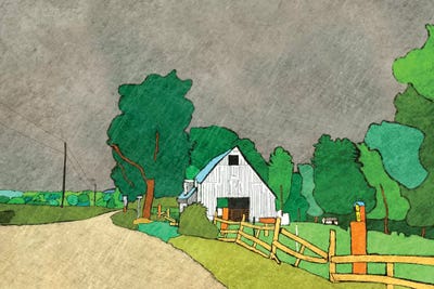 Rainy Season On The Farm by Ynon Mabat canvas print