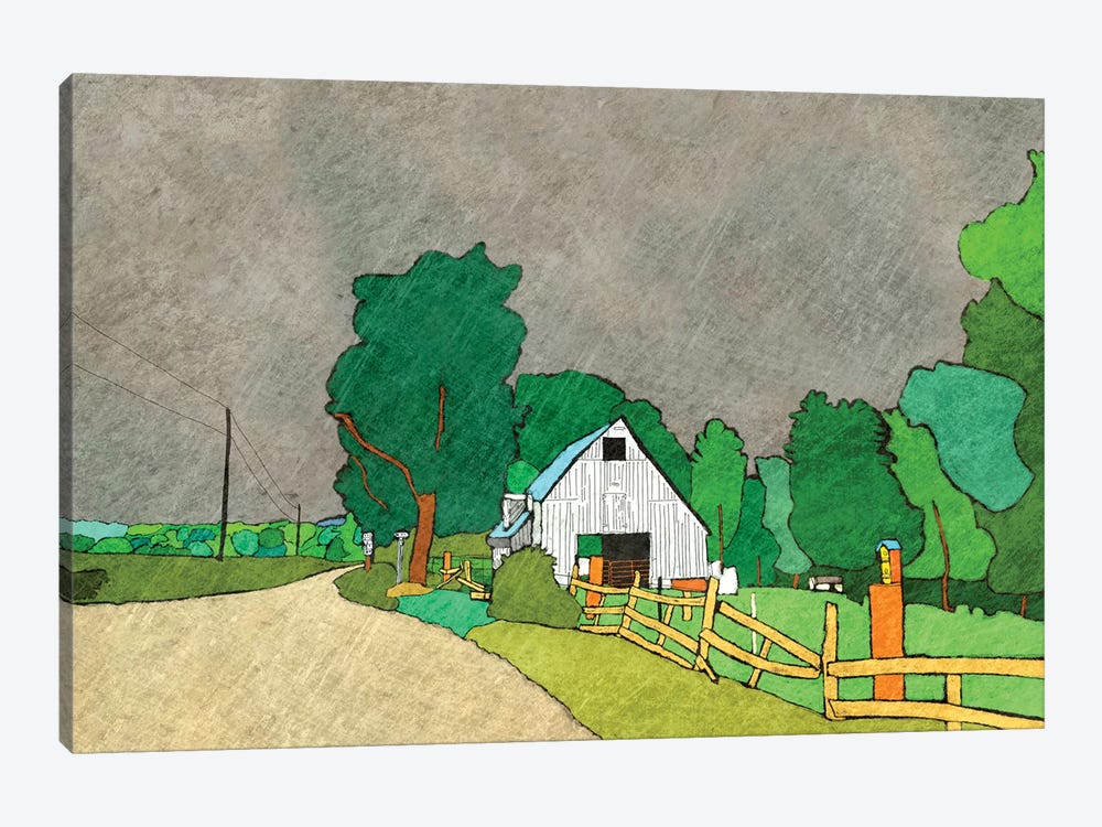 Rainy Season On The Farm by Ynon Mabat 1-piece Canvas Art Print
