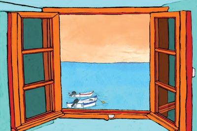 Through The Window by Ynon Mabat art print