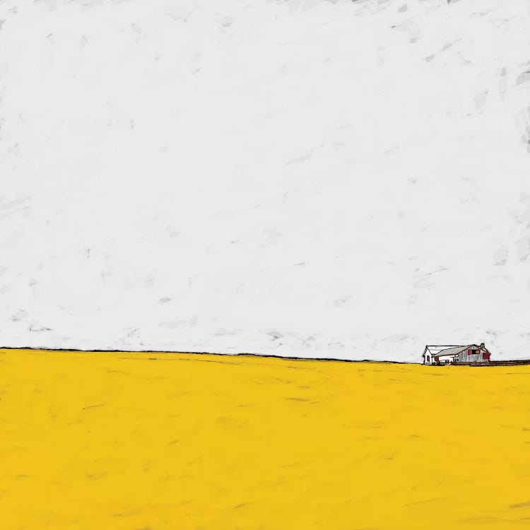 Barn In The Distance by Ynon Mabat wall art