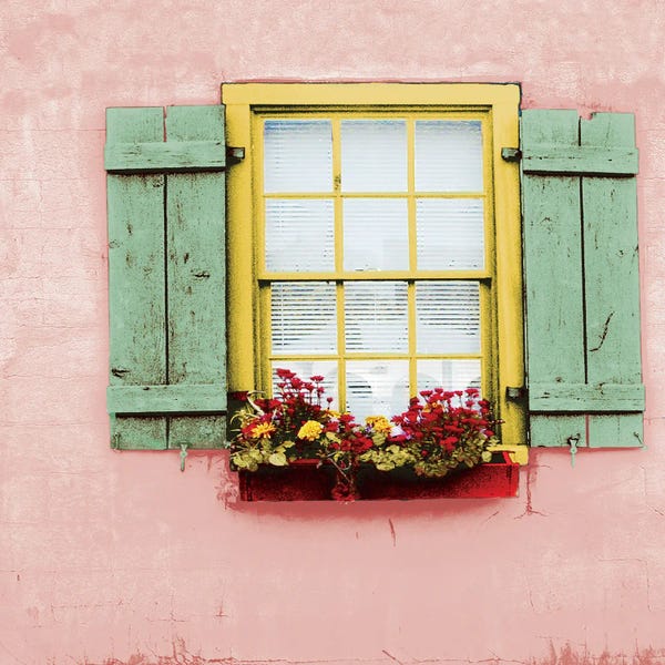 Ynon Mabat: St. Augustine In Pink by Ynon Mabat