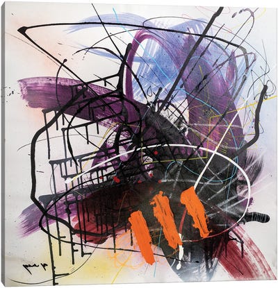 Wild Thoughts Canvas Art Print - Chaotic Compositions