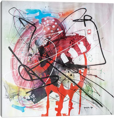 Monkey Buisness Canvas Art Print - Chaotic Compositions