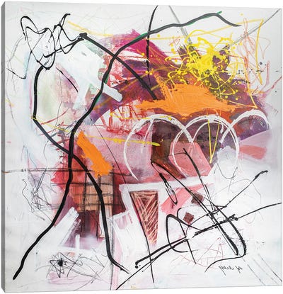 Chaos Canvas Art Print - Yossef Ben-Sason