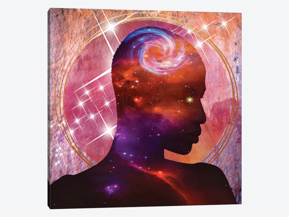 I Am The Universe by Yvonne Coleman Burney 1-piece Canvas Wall Art