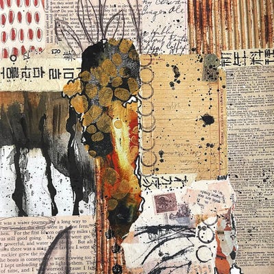 A World Of Words by Yvonne Coleman Burney acrylic art print