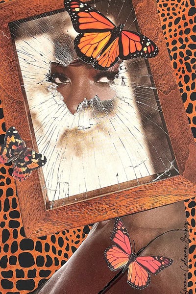 Broken Glass by Yvonne Coleman Burney canvas print