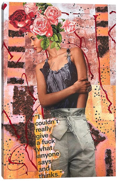 I Could Really Give Canvas Art Print - Yvonne Coleman Burney