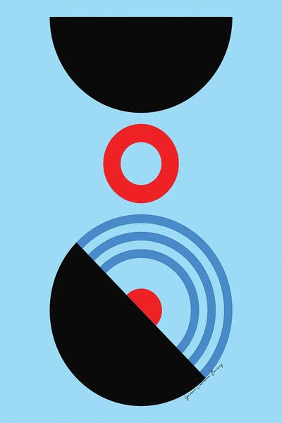 Connect II by Yvonne Coleman Burney framed canvas print