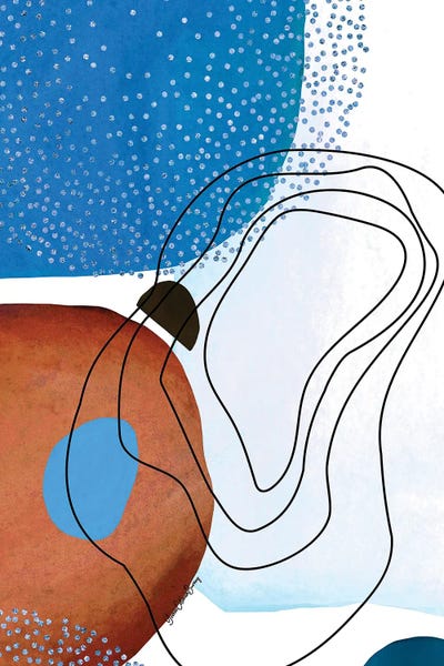 Trailblazer Blue by Yvonne Coleman Burney acrylic art print