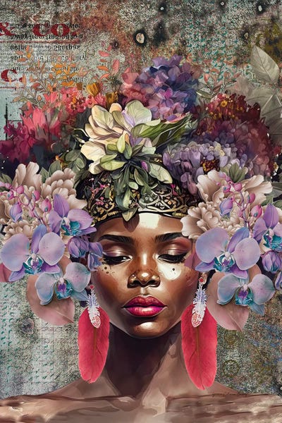 Self-Taught Women Artists: Carmaletta by Yvonne Coleman Burney