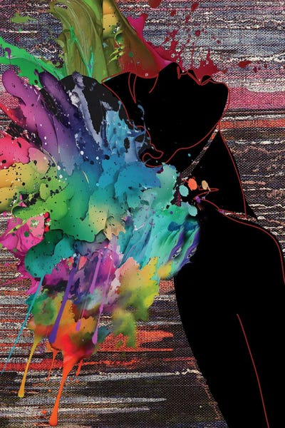 I Need Color In My Life I by Yvonne Coleman Burney acrylic art print